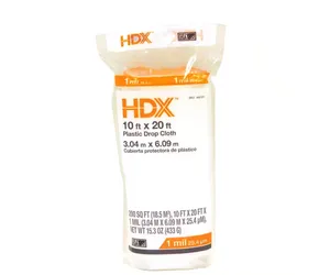 10 ft. x 20 ft. Clear Plastic Drop Cloth