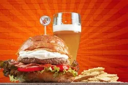Blue cheese burger