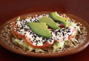 Tostada vegetariana
