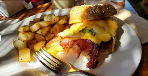 Fried Egg** & Cheese Sandwich