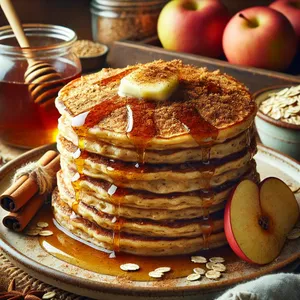 Cinnamon Oatmeal Pancakes*