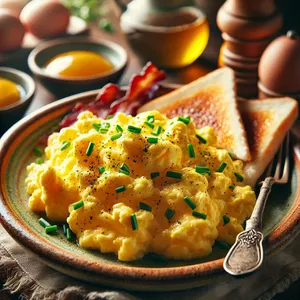 Creamy Scrambled Eggs**