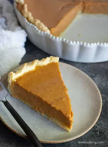 PUMPKIN PIE: GLUTEN FREE