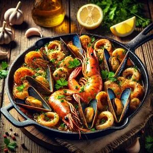 Seafood skillet