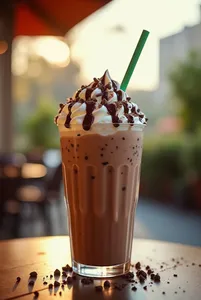 Chocolate or Coffee cold with ice cream