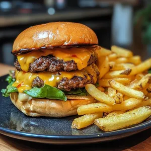 Vegan Burger with avocado sauce