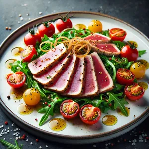 Grilled tuna salad