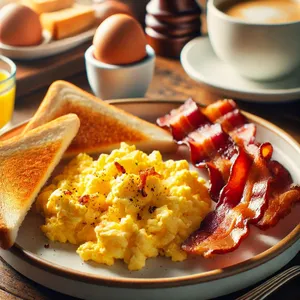Eggs and bacon