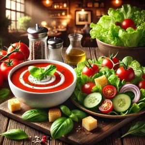 SOUP & SALAD (served all day)