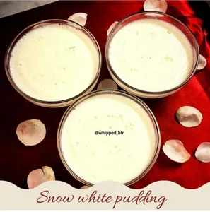 Snow White Pudding (Approx 1 litre - Serves 8 - 9)