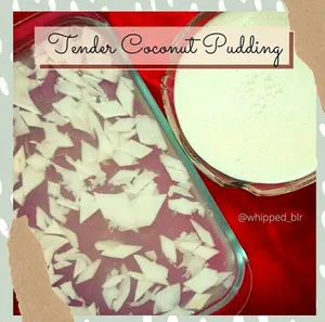 Tender Coconut Pudding (approx. 1 litre - Serves 8 - 9)