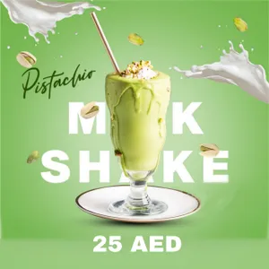 Pistachio  Milk Shake                                                                          ميلك شيك الفستق
