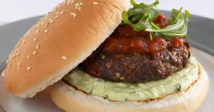 Mixecan Beef Burger                                                   برغر اللحم البقري الأنقس المكسيكي