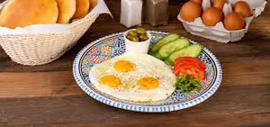 3 Pieces Fried Egg                                                                             3 قطع بيض مقلي