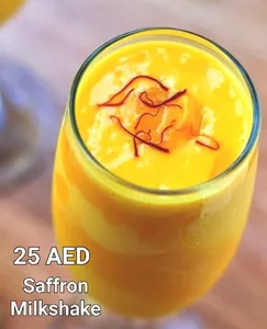 Saffron Milkshake                                                                             ميلك شيك بالزعفران