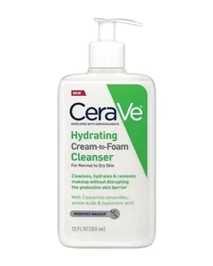 CERAVE HYDRATING CREAM-TO-FOAM FACE CLEANSER 236ml