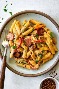 Sausage Pasta                                                                              باستا بالنقانق