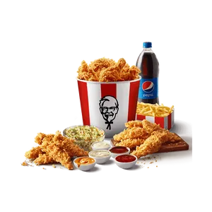 CRISPY FAMILY MEAL BUCKET                                                          وجبة أصابع فيليه الدجاج