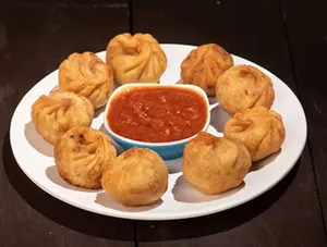 Corn Fried Momos [5 pieces]