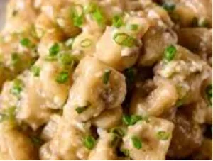 Mushroom Crispy with Garlic Souce