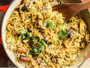 Mashroom Biryani