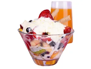 Fruit Salad with Ice Cream