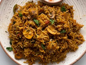 Mushroom Biryani