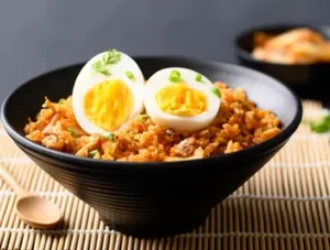 Boiled Egg Rice