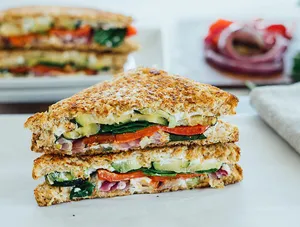 Vegetable Cheese Sandwich