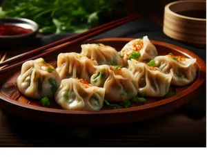 Veg Schezwan Steam Momo