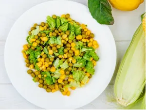 Baby Corn Sprout Salad