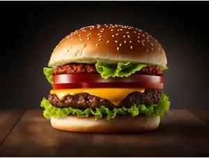 OB Doule Patty Burger