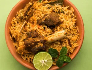 Fried Mutton Biryani