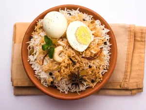 Fried Egg Biryani