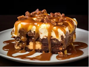 Caramel Sizzling Brownie
