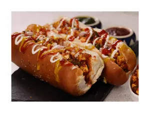 Paneer Hot Dog Bun