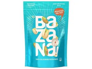 BA ZA NA Roasted Pistachios | Salted | High Protin | High Fibre