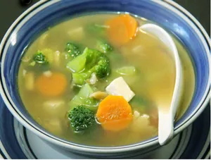 Veg Clear soup.