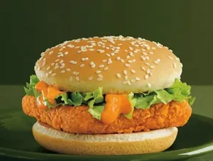 Aloo Tikki Tandoori Burger