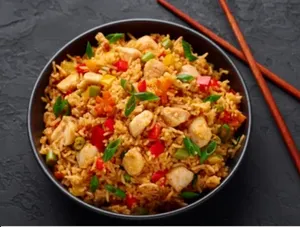 Schezwan Chicken Fried Rice