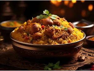 Mushroom Biryani