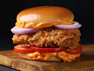 OB Spicy Paneer Maxican Burger