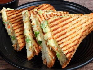 Veg and Cheese Grilled Sandwich
