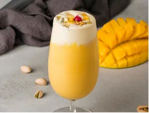 Mango Fizz With Mango Boba