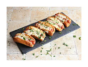 Garlic Cheese Hot Dog Bun