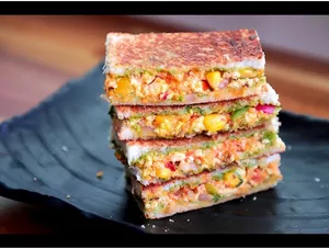 Veg Schezwan Cheese Sandwich