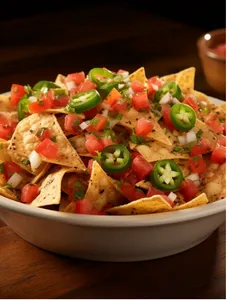 Paneer Nachos With Mexican Salsa