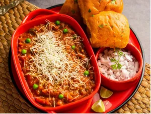 Double Cheese Pav Bhaji