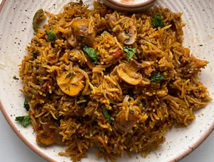 Mushroom Biryani