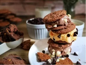 Nutella Cookies Ice Cream